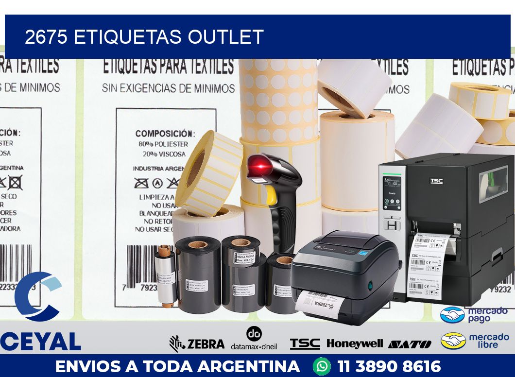 2675 ETIQUETAS OUTLET