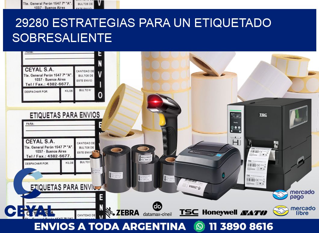 29280 ESTRATEGIAS PARA UN ETIQUETADO SOBRESALIENTE