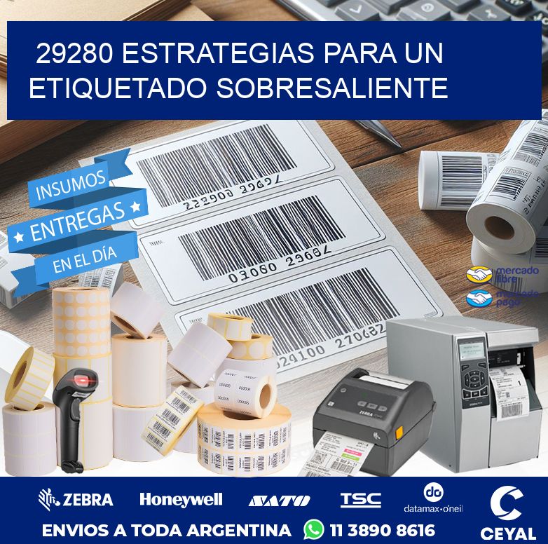 29280 ESTRATEGIAS PARA UN ETIQUETADO SOBRESALIENTE