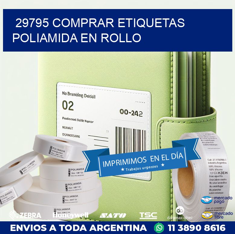 29795 COMPRAR ETIQUETAS POLIAMIDA EN ROLLO