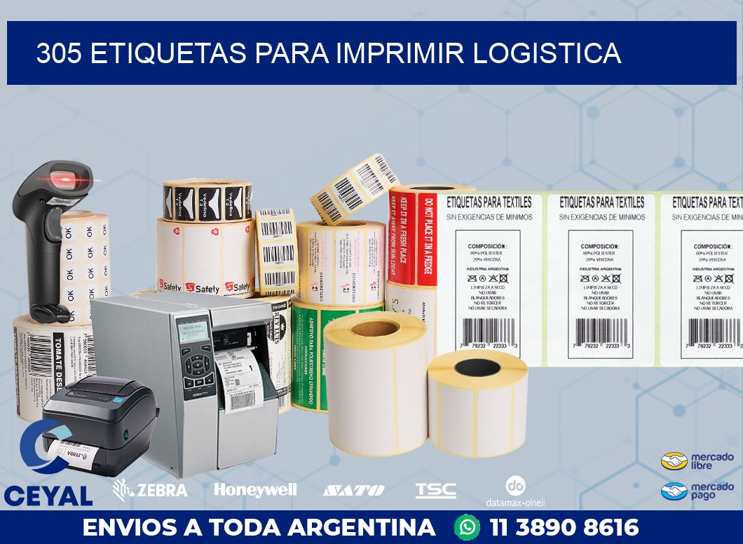 305 ETIQUETAS PARA IMPRIMIR LOGISTICA