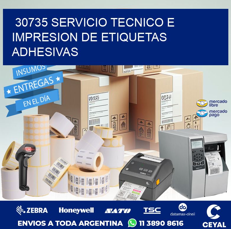 30735 SERVICIO TECNICO E IMPRESION DE ETIQUETAS ADHESIVAS