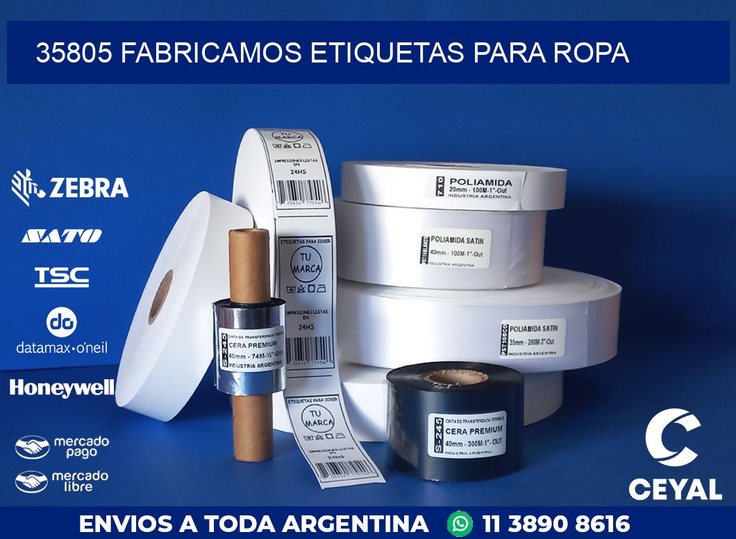 35805 FABRICAMOS ETIQUETAS PARA ROPA