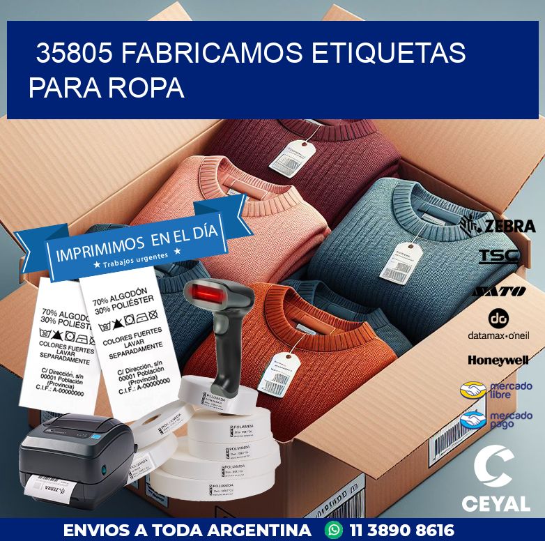 35805 FABRICAMOS ETIQUETAS PARA ROPA