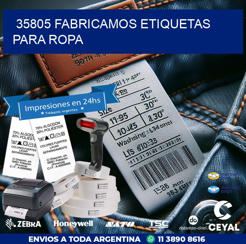 35805 FABRICAMOS ETIQUETAS PARA ROPA