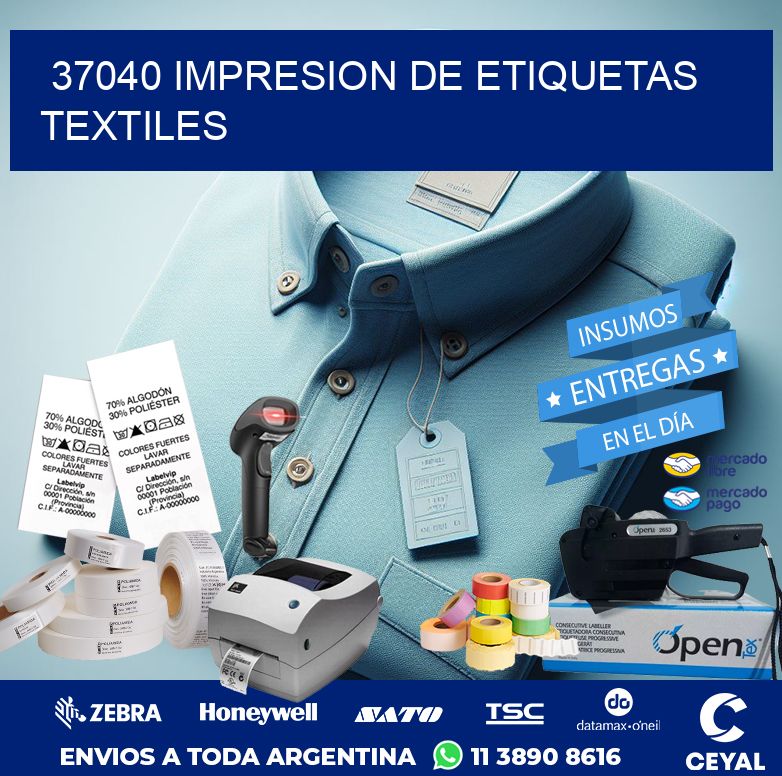 37040 IMPRESION DE ETIQUETAS TEXTILES