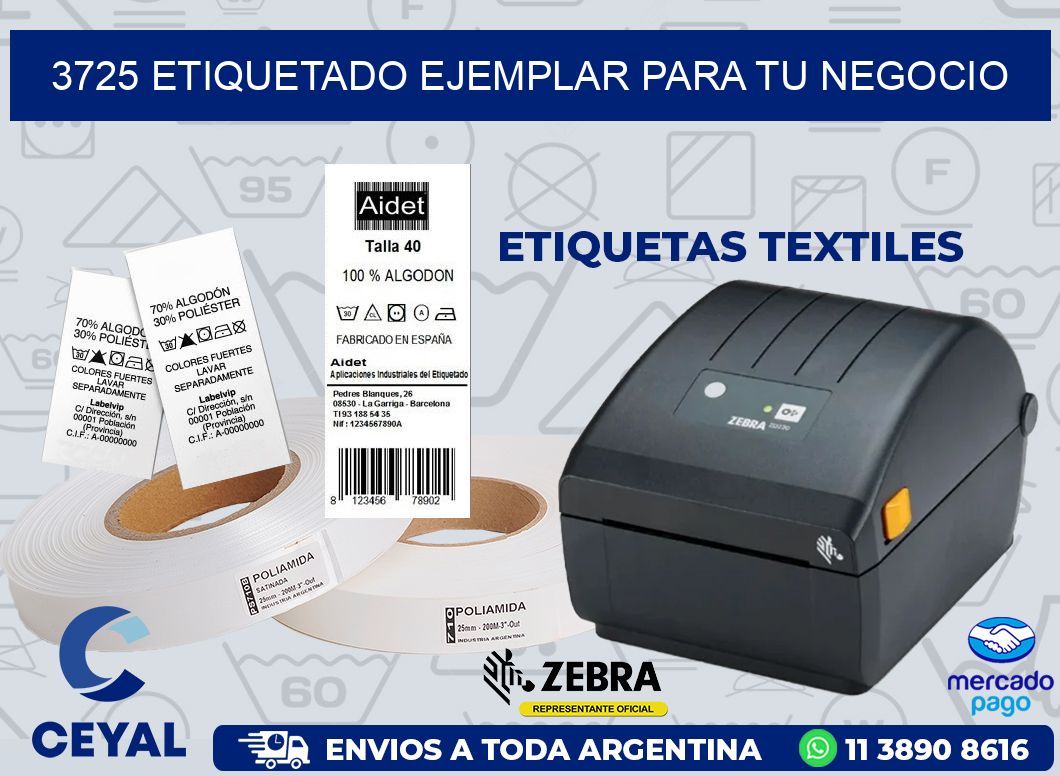 3725 ETIQUETADO EJEMPLAR PARA TU NEGOCIO