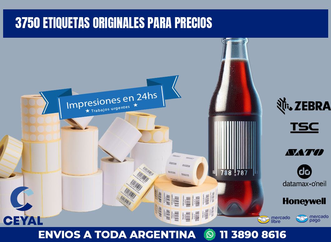 3750 ETIQUETAS ORIGINALES PARA PRECIOS