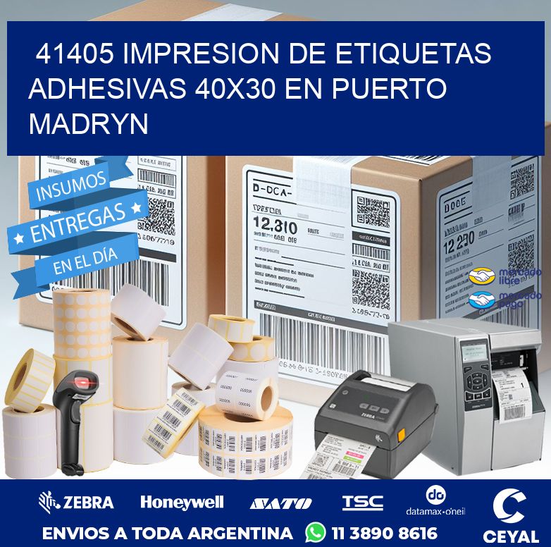 41405 IMPRESION DE ETIQUETAS ADHESIVAS 40X30 EN PUERTO MADRYN