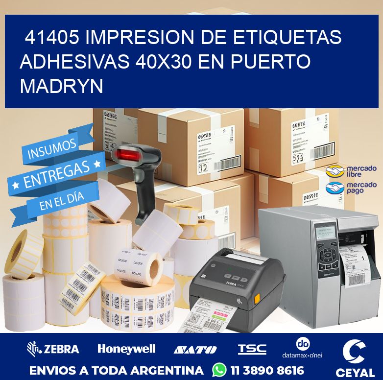 41405 IMPRESION DE ETIQUETAS ADHESIVAS 40X30 EN PUERTO MADRYN