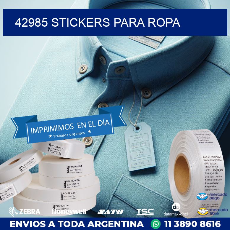 42985 STICKERS PARA ROPA