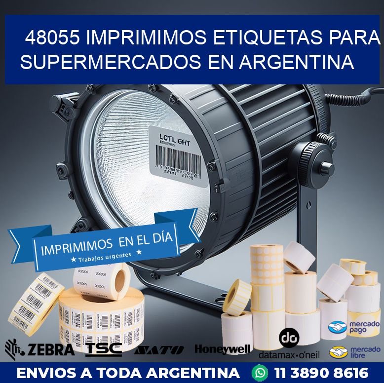 48055 IMPRIMIMOS ETIQUETAS PARA SUPERMERCADOS EN ARGENTINA