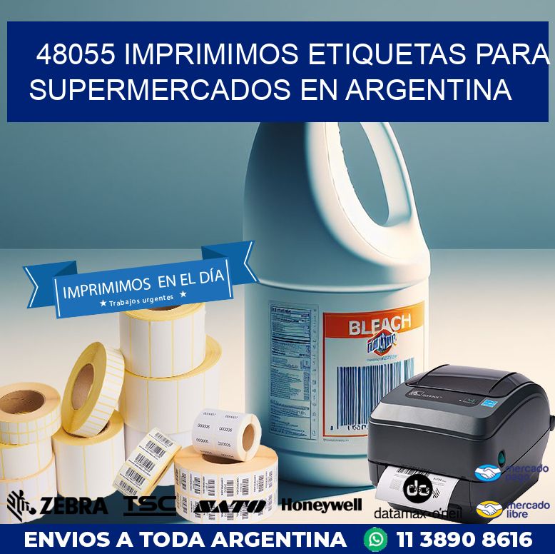 48055 IMPRIMIMOS ETIQUETAS PARA SUPERMERCADOS EN ARGENTINA