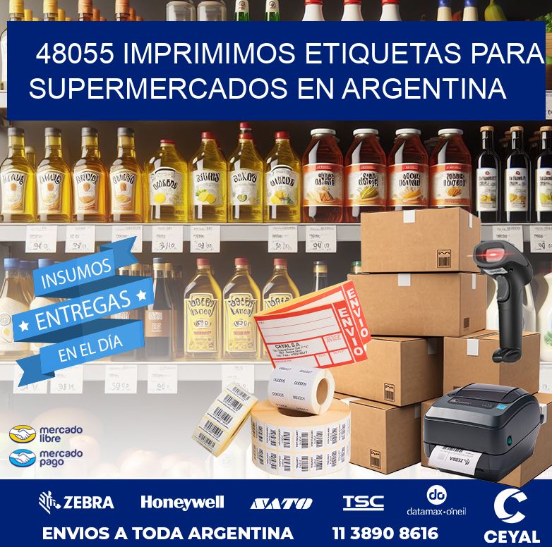 48055 IMPRIMIMOS ETIQUETAS PARA SUPERMERCADOS EN ARGENTINA