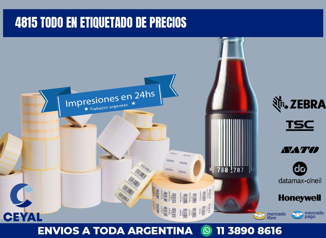 4815 TODO EN ETIQUETADO DE PRECIOS