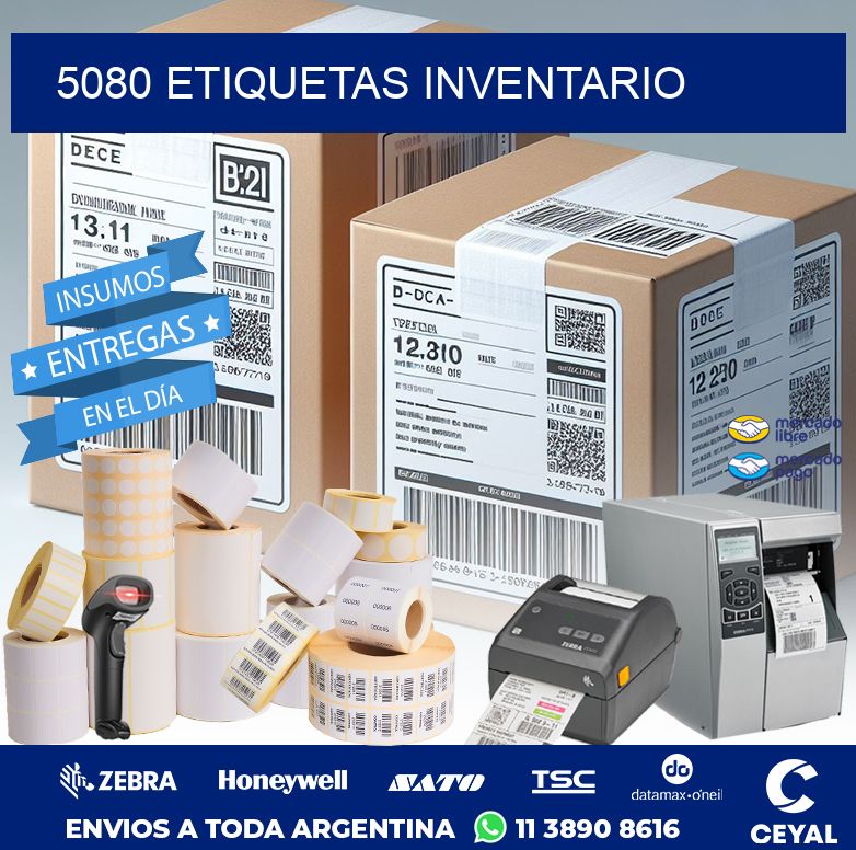 5080 ETIQUETAS INVENTARIO