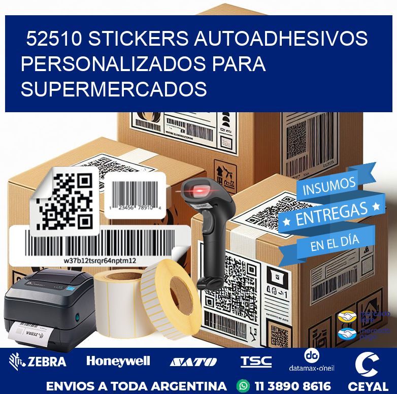 52510 STICKERS AUTOADHESIVOS PERSONALIZADOS PARA SUPERMERCADOS