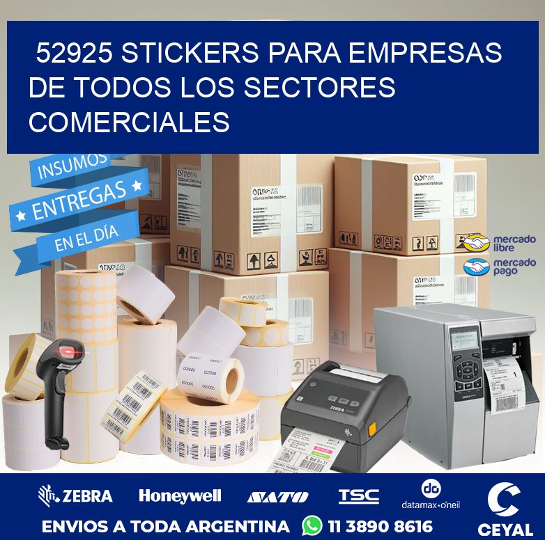 52925 STICKERS PARA EMPRESAS DE TODOS LOS SECTORES COMERCIALES