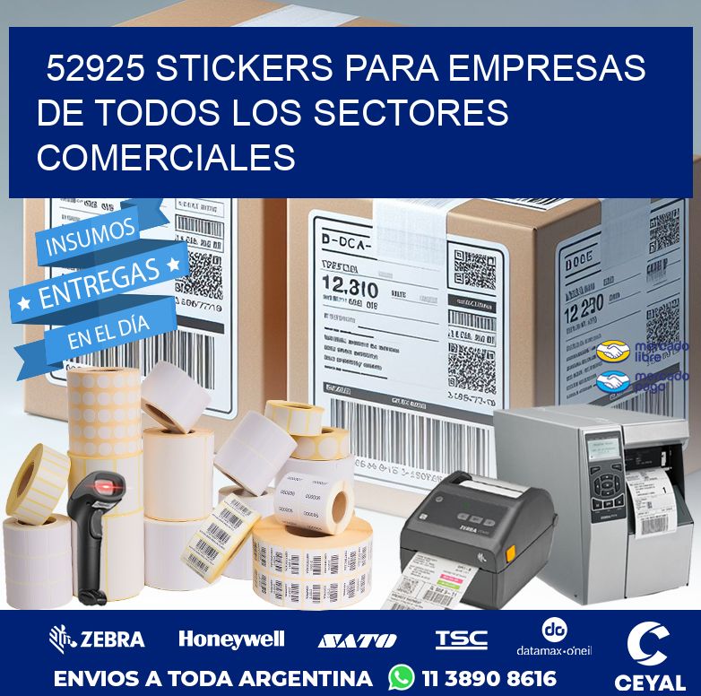 52925 STICKERS PARA EMPRESAS DE TODOS LOS SECTORES COMERCIALES
