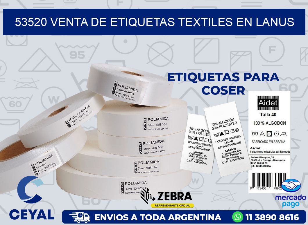 53520 VENTA DE ETIQUETAS TEXTILES EN LANUS