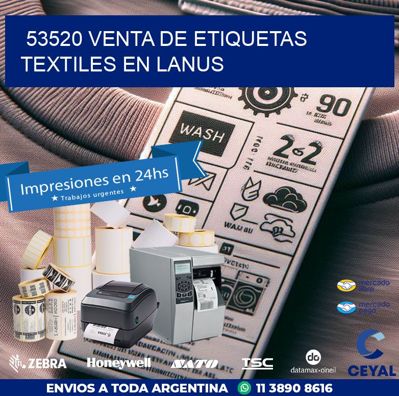 53520 VENTA DE ETIQUETAS TEXTILES EN LANUS