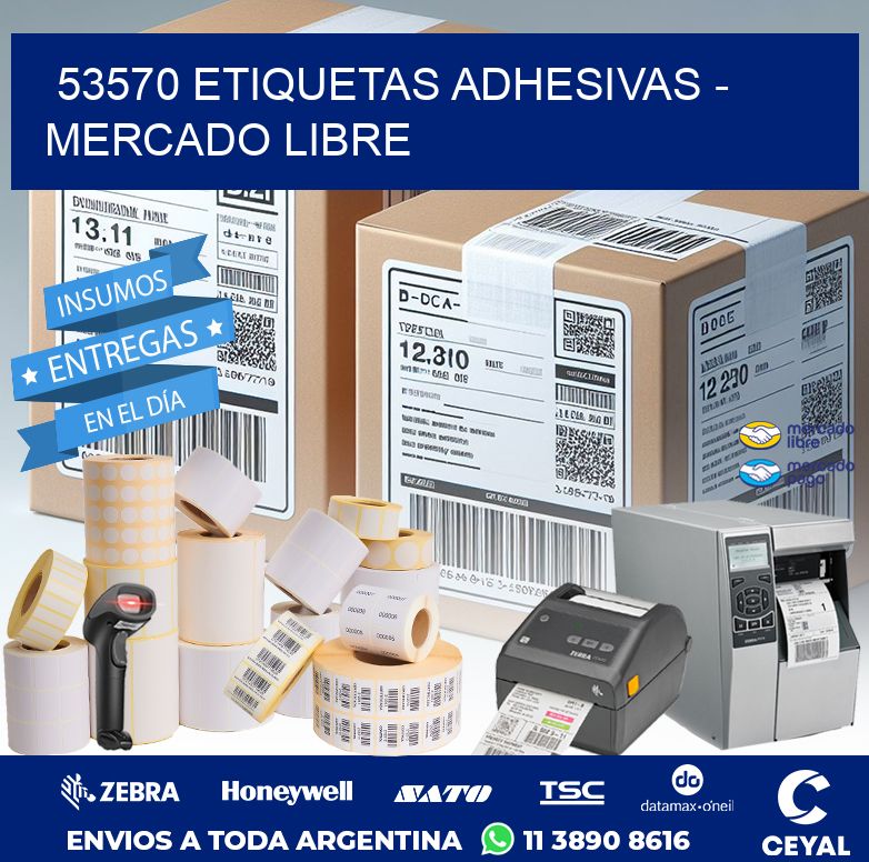 53570 ETIQUETAS ADHESIVAS - MERCADO LIBRE