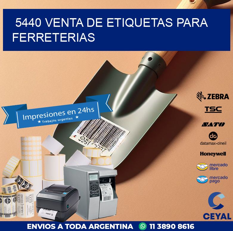 5440 VENTA DE ETIQUETAS PARA FERRETERIAS