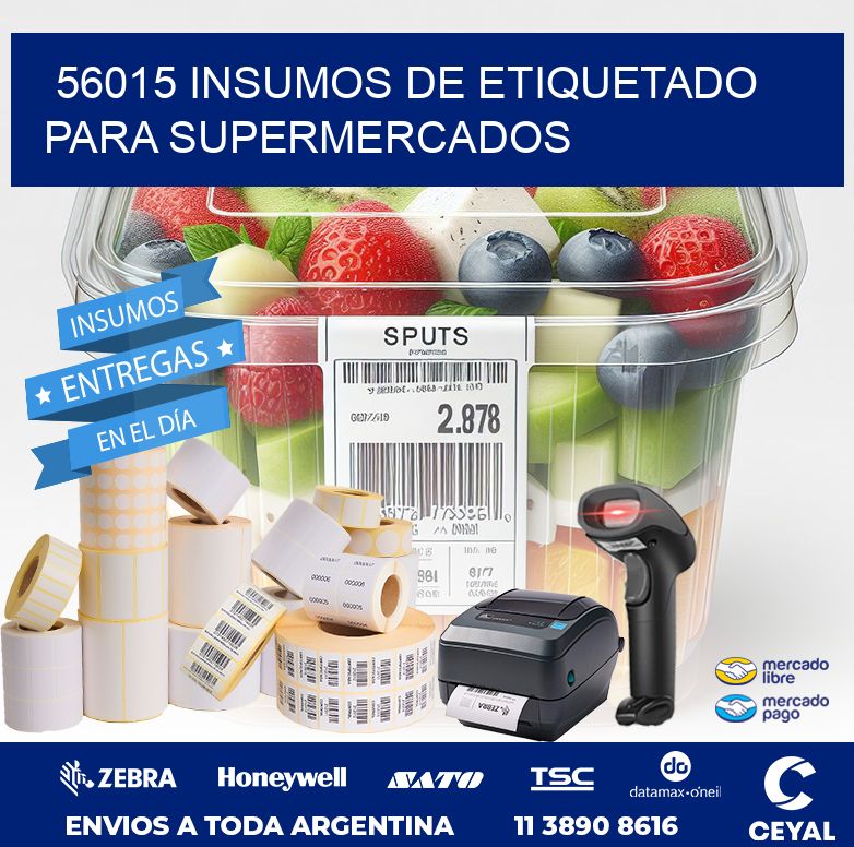 56015 INSUMOS DE ETIQUETADO PARA SUPERMERCADOS