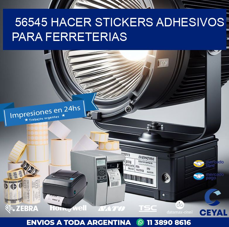 56545 HACER STICKERS ADHESIVOS PARA FERRETERIAS