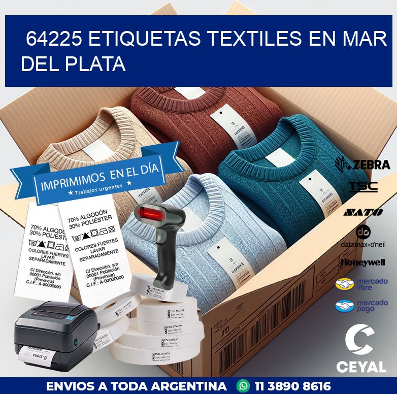 64225 ETIQUETAS TEXTILES EN MAR DEL PLATA