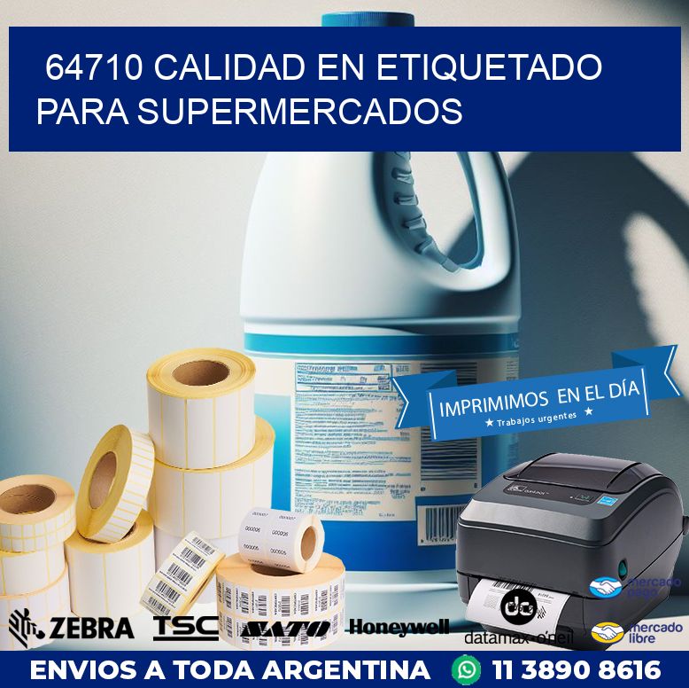 64710 CALIDAD EN ETIQUETADO PARA SUPERMERCADOS
