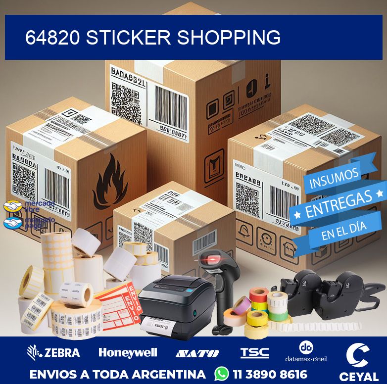 64820 STICKER SHOPPING