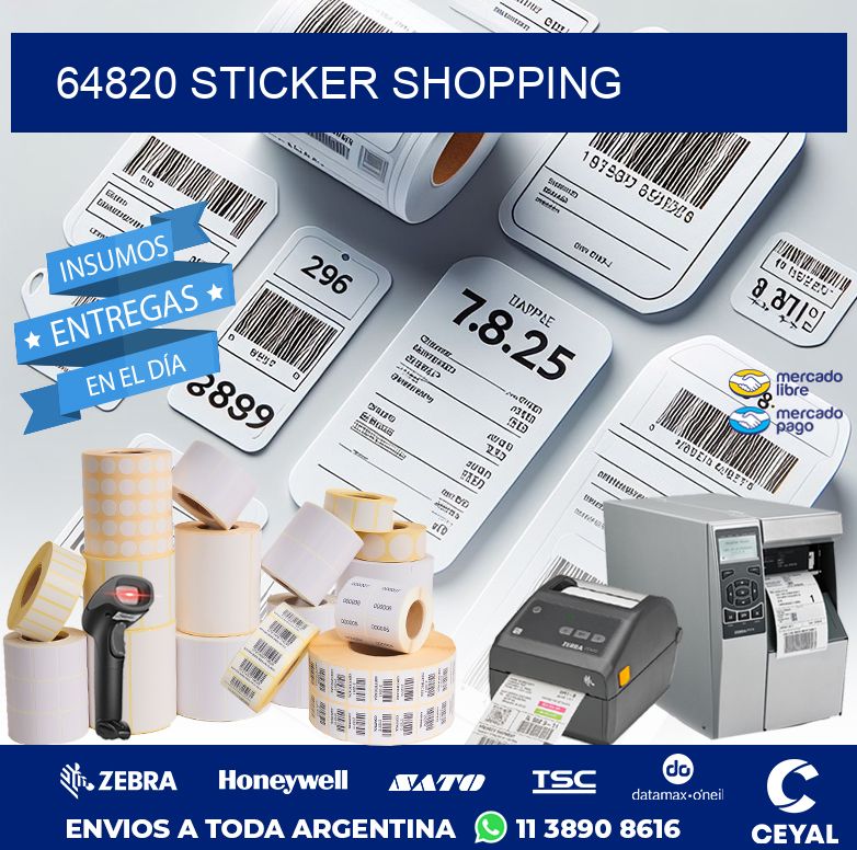 64820 STICKER SHOPPING