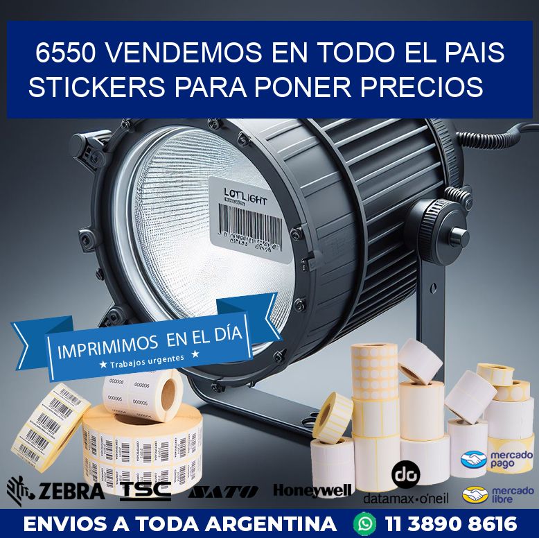 6550 VENDEMOS EN TODO EL PAIS STICKERS PARA PONER PRECIOS