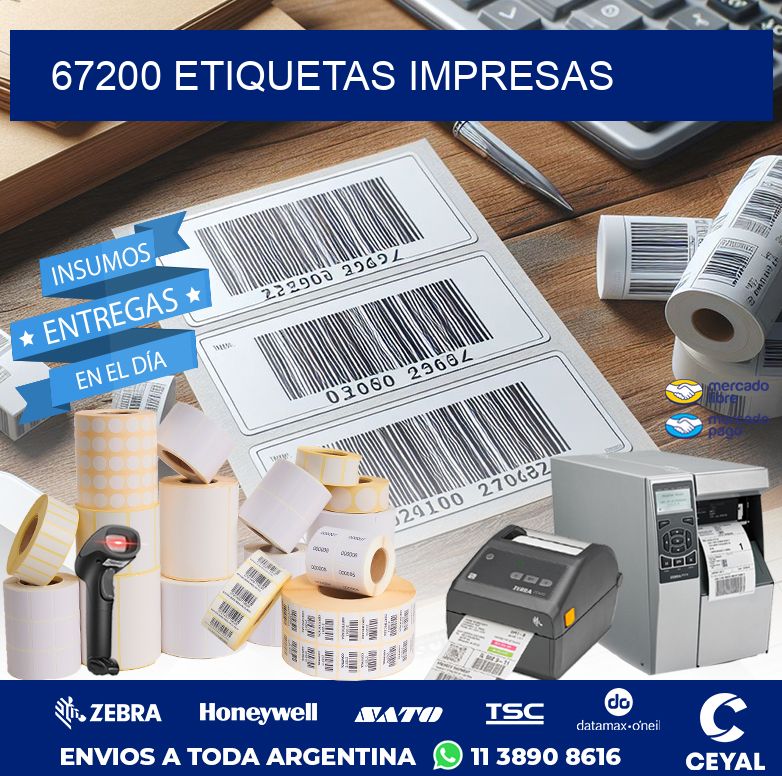 67200 ETIQUETAS IMPRESAS