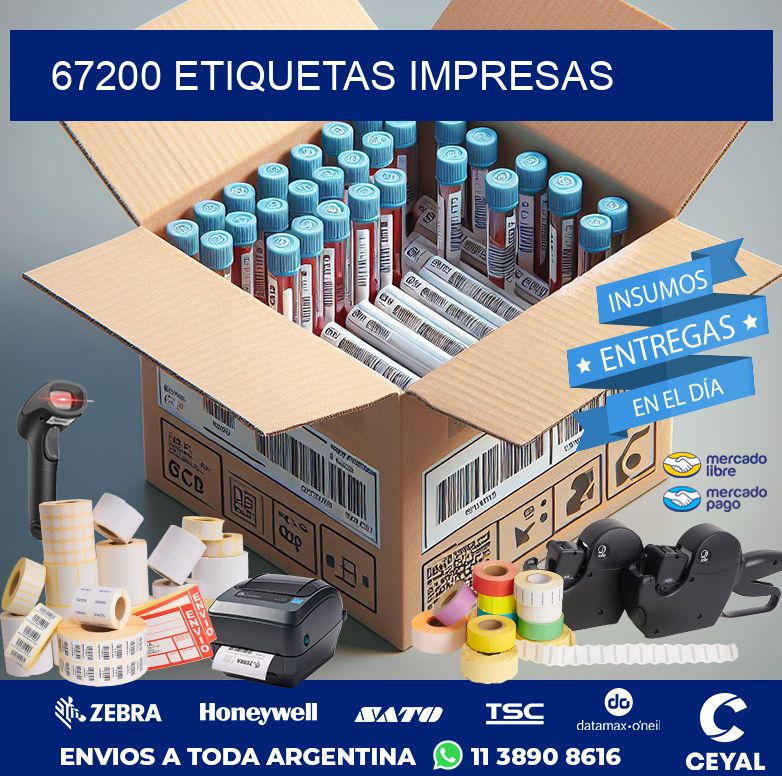 67200 ETIQUETAS IMPRESAS