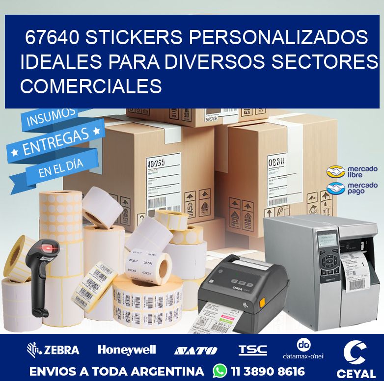 67640 STICKERS PERSONALIZADOS IDEALES PARA DIVERSOS SECTORES COMERCIALES