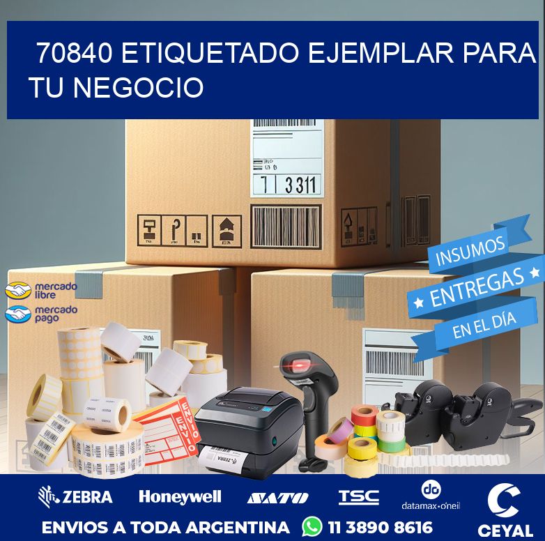 70840 ETIQUETADO EJEMPLAR PARA TU NEGOCIO