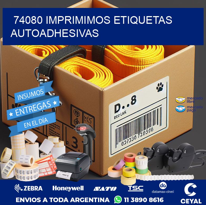 74080 IMPRIMIMOS ETIQUETAS AUTOADHESIVAS