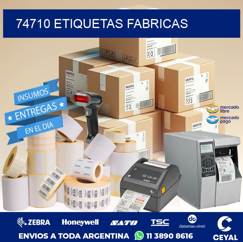 74710 ETIQUETAS FABRICAS