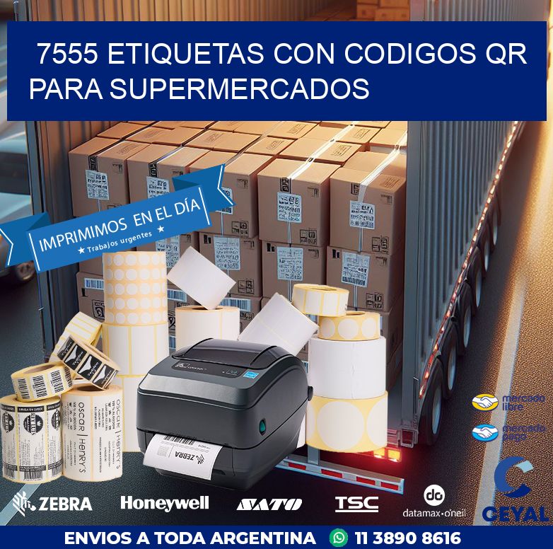 7555 ETIQUETAS CON CODIGOS QR PARA SUPERMERCADOS