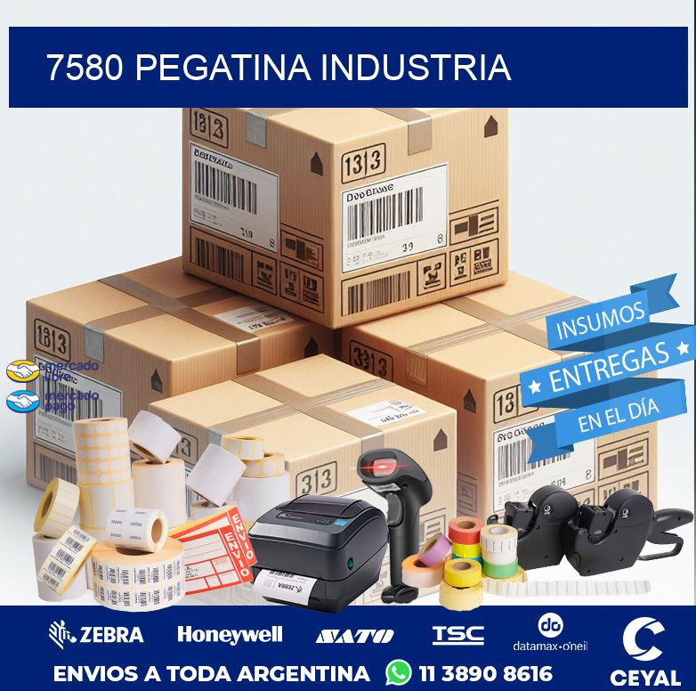 7580 PEGATINA INDUSTRIA
