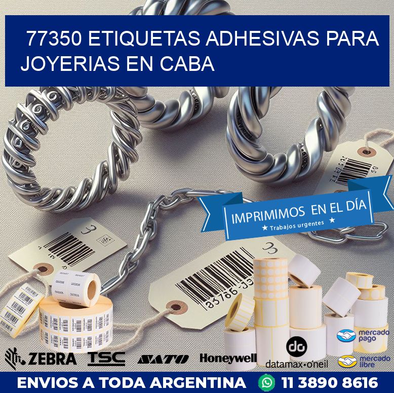 77350 ETIQUETAS ADHESIVAS PARA JOYERIAS EN CABA