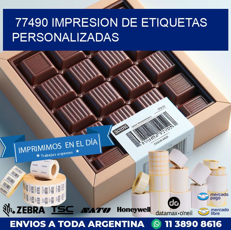 77490 IMPRESION DE ETIQUETAS PERSONALIZADAS