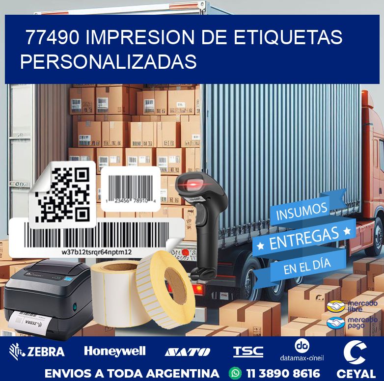 77490 IMPRESION DE ETIQUETAS PERSONALIZADAS
