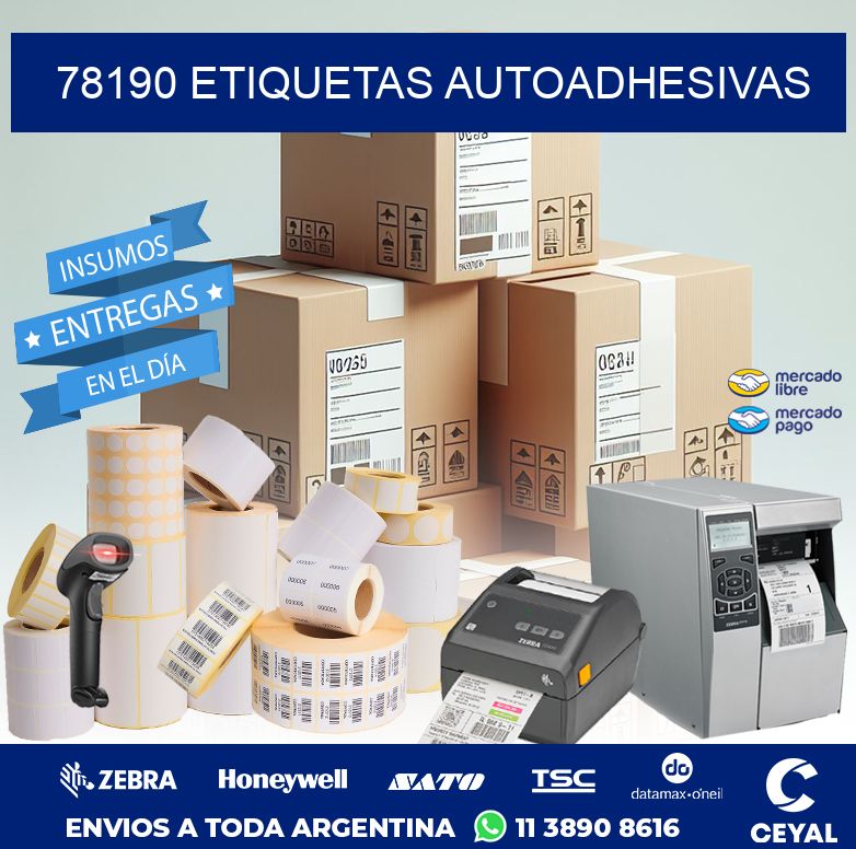 78190 ETIQUETAS AUTOADHESIVAS
