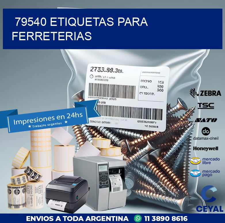 79540 ETIQUETAS PARA FERRETERIAS