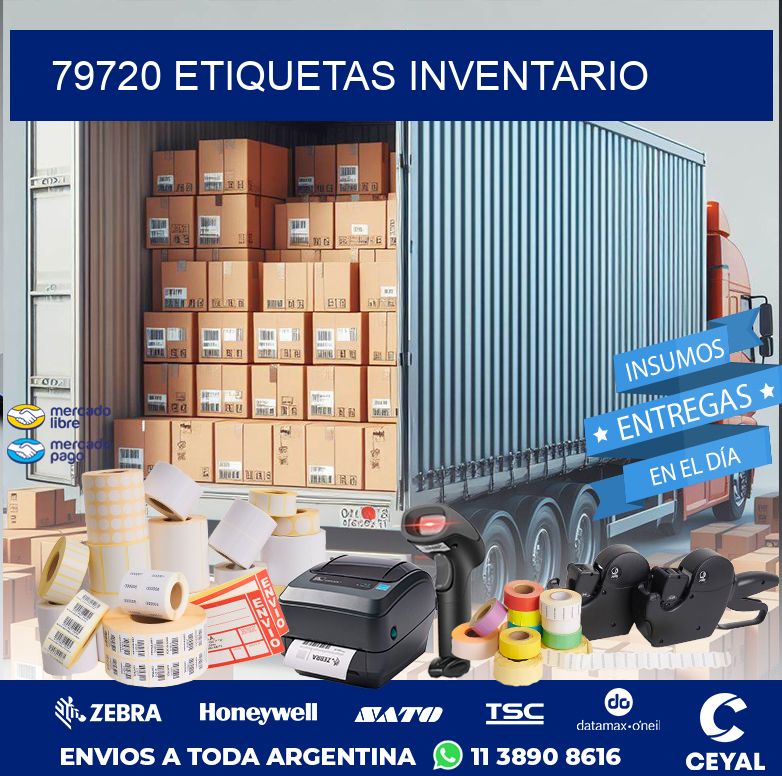 79720 ETIQUETAS INVENTARIO