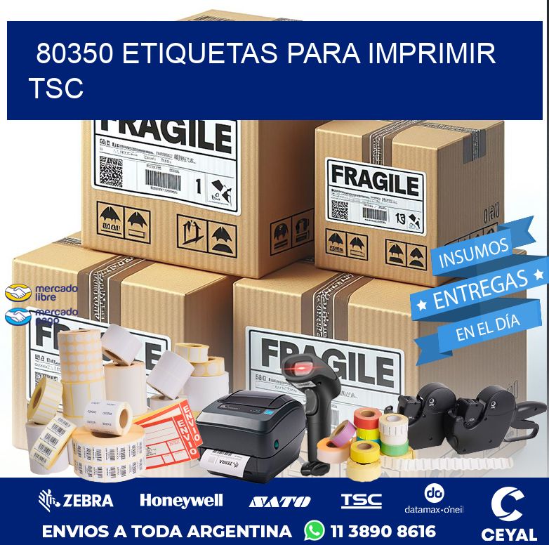 80350 ETIQUETAS PARA IMPRIMIR TSC