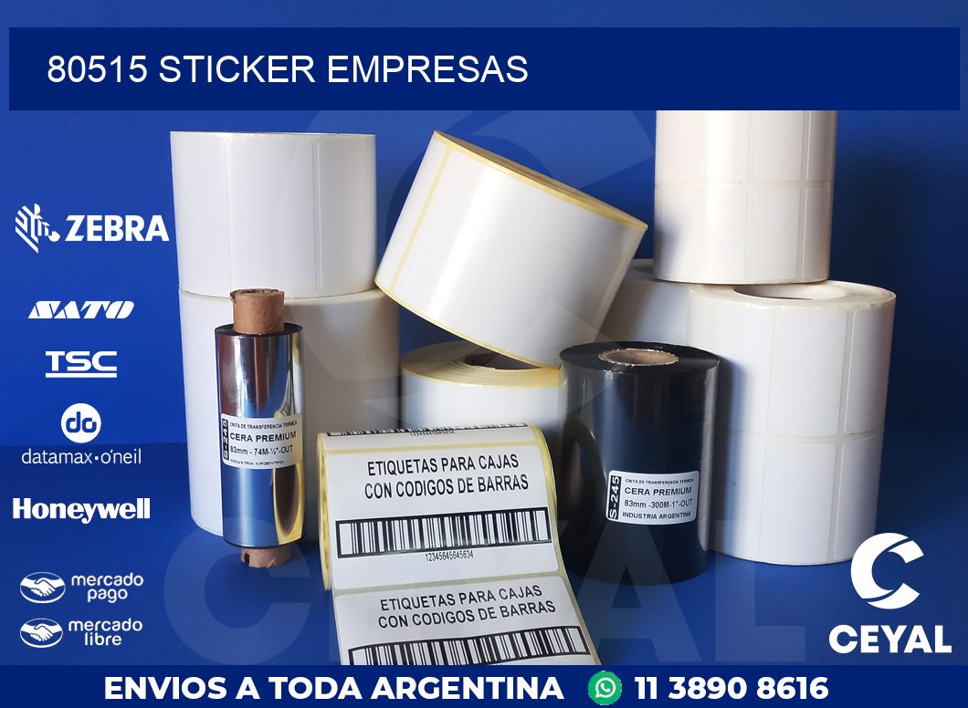 80515 STICKER EMPRESAS